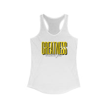 Load image into Gallery viewer, Women's Greatness Bold Racerback Tank