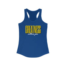 Load image into Gallery viewer, Women's Greatness Bold Racerback Tank