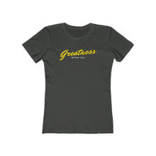 Load image into Gallery viewer, Women's Greatness Cursive Tee