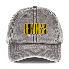 Load image into Gallery viewer, Greatness Bold Vintage Cotton Dad Hat